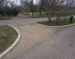 Continuous golf course edging at The Grove Golf Club Continuous golf course edging at The Grove Golf Club